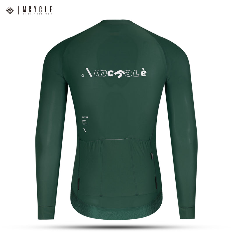 Load image into Gallery viewer, Mcycle Solid Color Men&#39;s Long Sleeve Cycling Jersey Anti UV 50+ MY356
