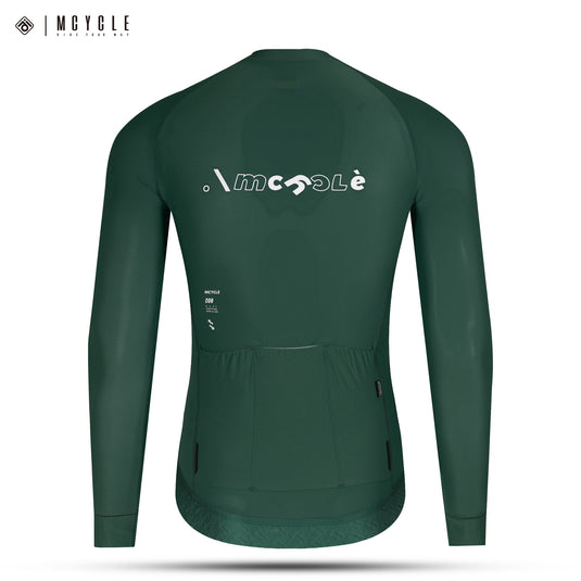 Mcycle Solid Color Men's Long Sleeve Cycling Jersey Anti UV 50+ MY356