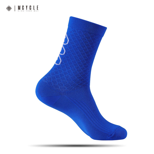 MCYCLE Unisex High-Elastic Athletic Knitted Cycling Socks - MP059 Dopamine Series