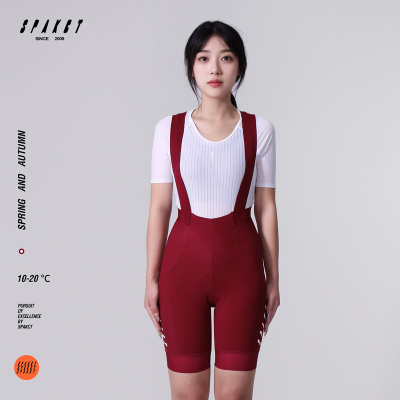 Load image into Gallery viewer, Spakct Chunqiu Women's Fleece-lined Cycling Bib Shorts  10-20℃ YC212012
