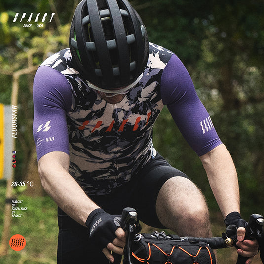 Spakct Four-sided Continuous Pro Men's Cycling Jersey YB111105