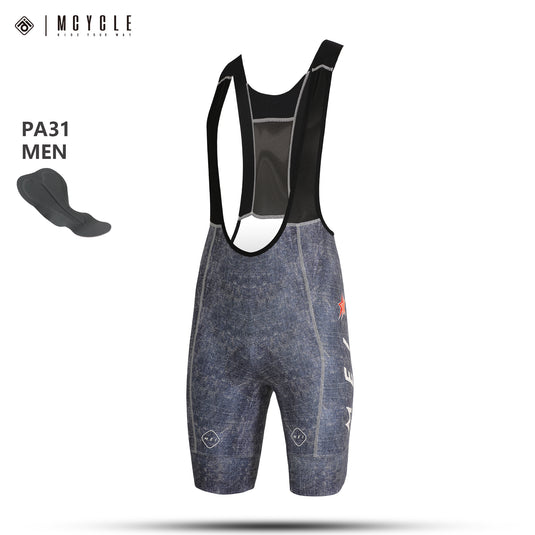 Mcycle Men's Pro Elite Cycling Bib Shorts | MK103 Series