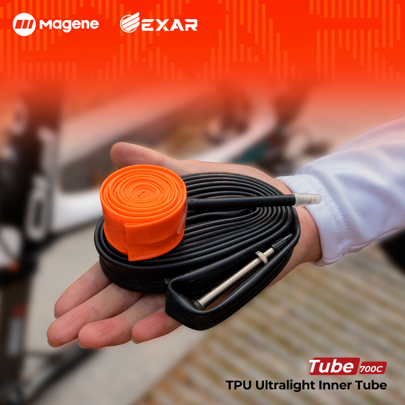 Load image into Gallery viewer, Magene EXAR Tube 700c Ultralight TPU Inner Tube
