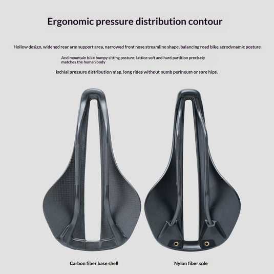 Odi P08 3D Printed Carbon Fiber Bicycle Saddle