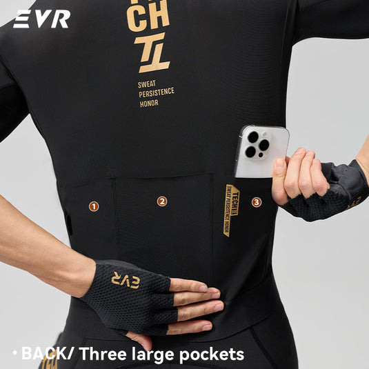 EVR TECH Series Men's Cycling Short Sleeve Jersey - Gilding Edition -2623