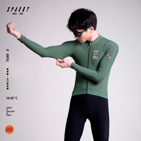 Spakct Far II Men's Thermal Long-sleeve Cycling Jacket 10-20℃ YB212013