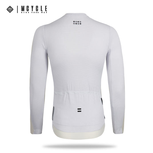 Mcycle Man Solid Color Bamoo Fiber Long Sleeve Cycling Jersey MY242
