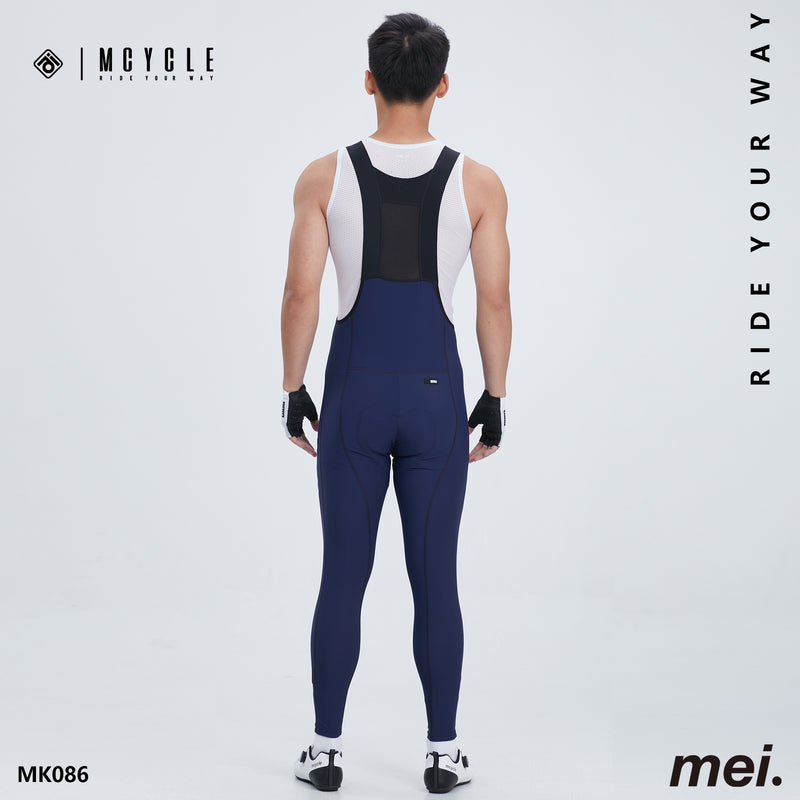 Load image into Gallery viewer, Mcycle Men&#39;s Cycling Thermal Bib Tight with Pocket MK086
