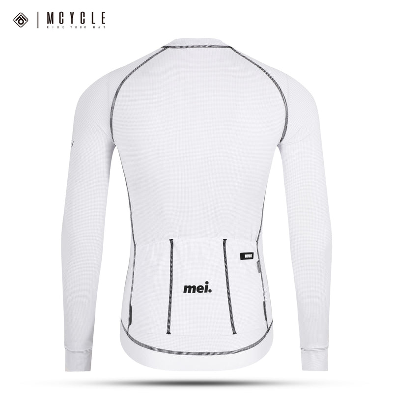 Load image into Gallery viewer, Mcycle Solid Color Pro Men&#39;s Long Sleeve Cycling Jersey MY341
