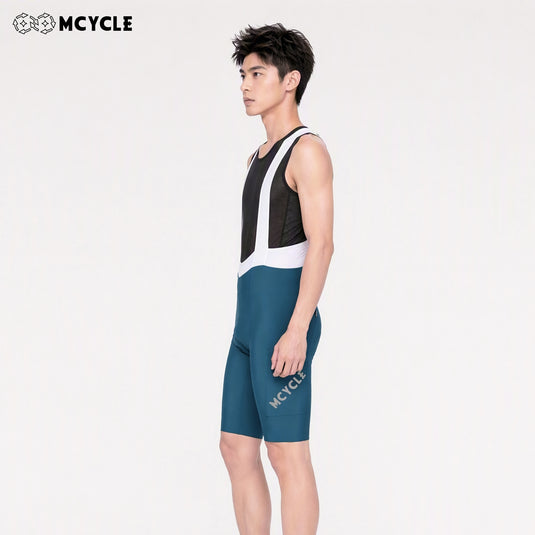 Mcycle Men's High‑Compression Road Cycling Bib Shorts MK109