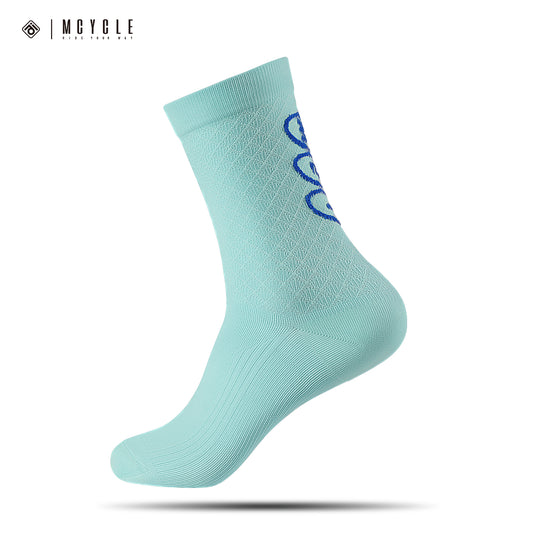 MCYCLE Unisex High-Elastic Athletic Knitted Cycling Socks - MP059 Dopamine Series