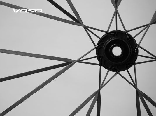 SCOM VOSO Lite Ultimate 50+ Carbon Spoke Road Bike Disc Brake Wheelset