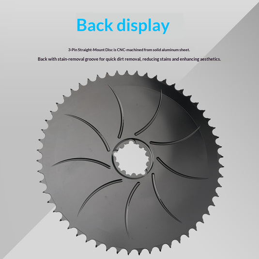 Riro Road GT12 CNC GXP Bike Chainring /52/54/56T Single Chainwheel Closed Chainring