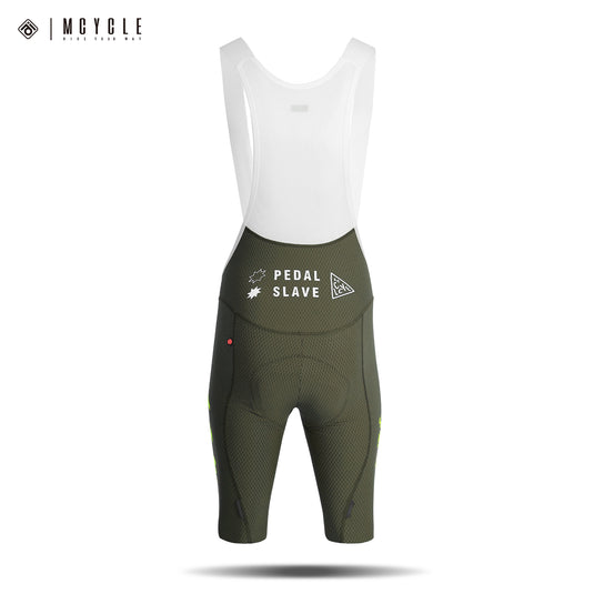 Mcycle Men's Cycling Bib Shorts with High-Perf Elastic Interface Pads MK102