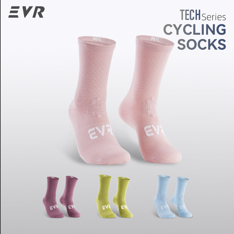 Load image into Gallery viewer, EVR TECH Series Performance Cycling Socks (Imported Tactel Nylon &amp; Anti-Odor) 0902
