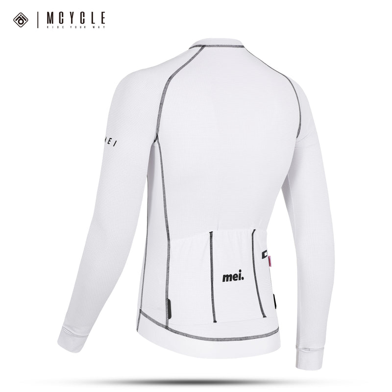 Load image into Gallery viewer, Mcycle Solid Color Pro Men&#39;s Long Sleeve Cycling Jersey MY341
