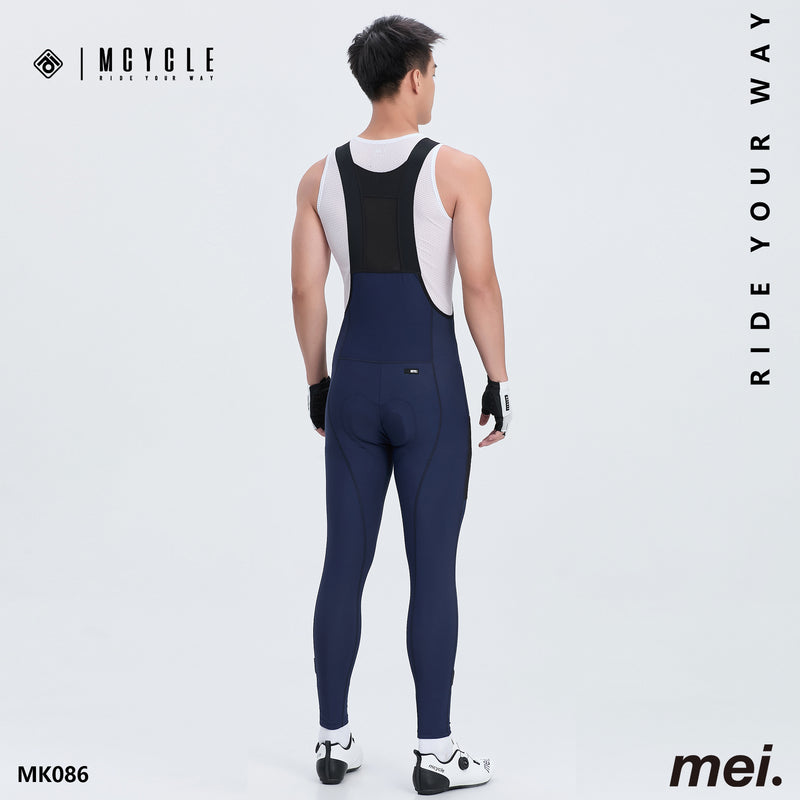Load image into Gallery viewer, Mcycle Men&#39;s Cycling Thermal Bib Tight with Pocket MK086
