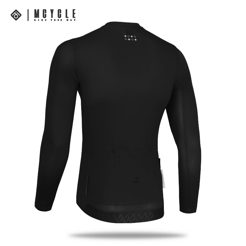 Load image into Gallery viewer, Mcycle Man Solid Color Bamoo Fiber Long Sleeve Cycling Jersey MY242
