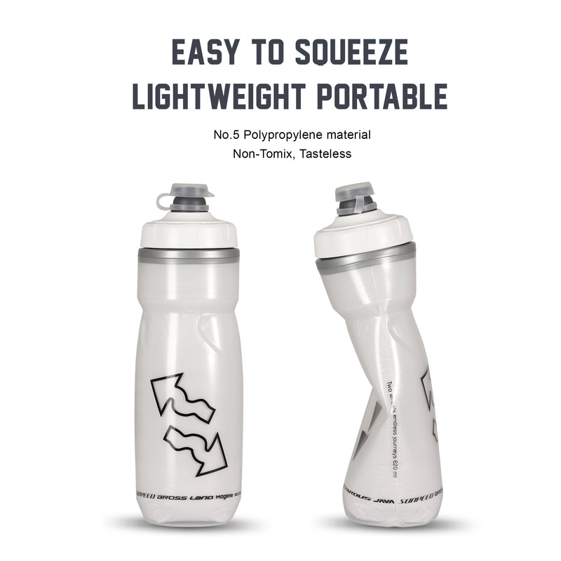 Load image into Gallery viewer, Upten Insulated Cycling Water Bottle Thermal Sport Bottle BPA-Free Leak-Proof Desig
