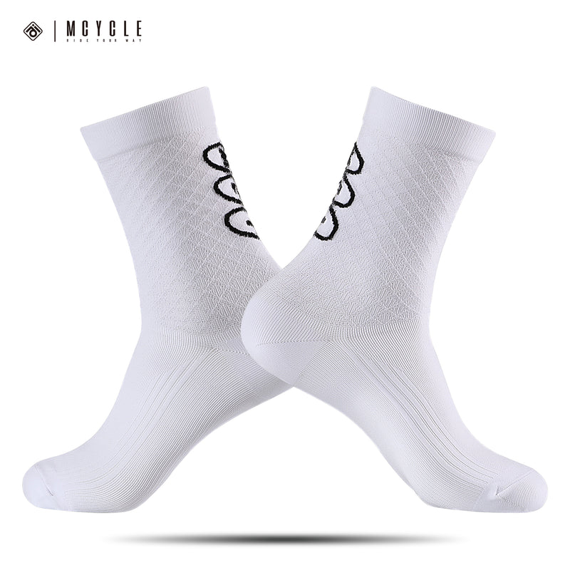 Load image into Gallery viewer, MCYCLE Unisex High-Elastic Athletic Knitted Cycling Socks - MP059 Dopamine Series
