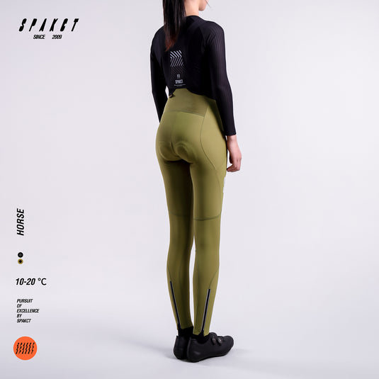 Spakct Junma Women's Fleece-lined Cycling Bib Tights  10-20℃ YC222011