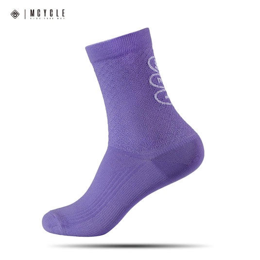 MCYCLE Unisex High-Elastic Athletic Knitted Cycling Socks - MP059 Dopamine Series