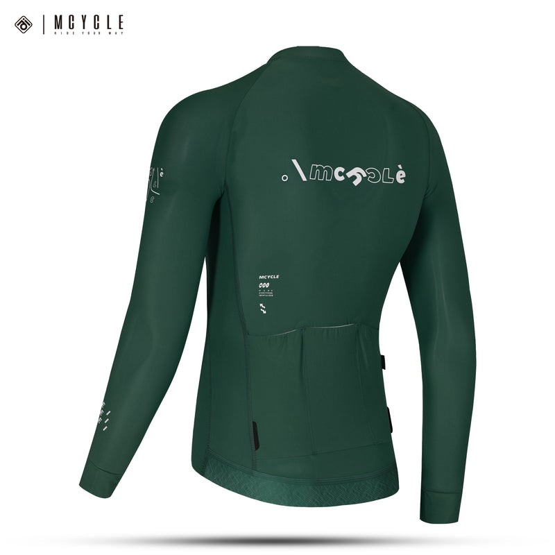 Load image into Gallery viewer, Mcycle Solid Color Men&#39;s Long Sleeve Cycling Jersey Anti UV 50+ MY356
