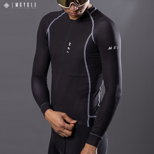 MCYCLE Men’s Long Sleeve Cycling Jersey – UV50+ Breathable Performance Pro Fit MY341