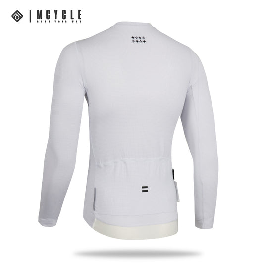 Mcycle Man Solid Color Bamoo Fiber Long Sleeve Cycling Jersey MY242