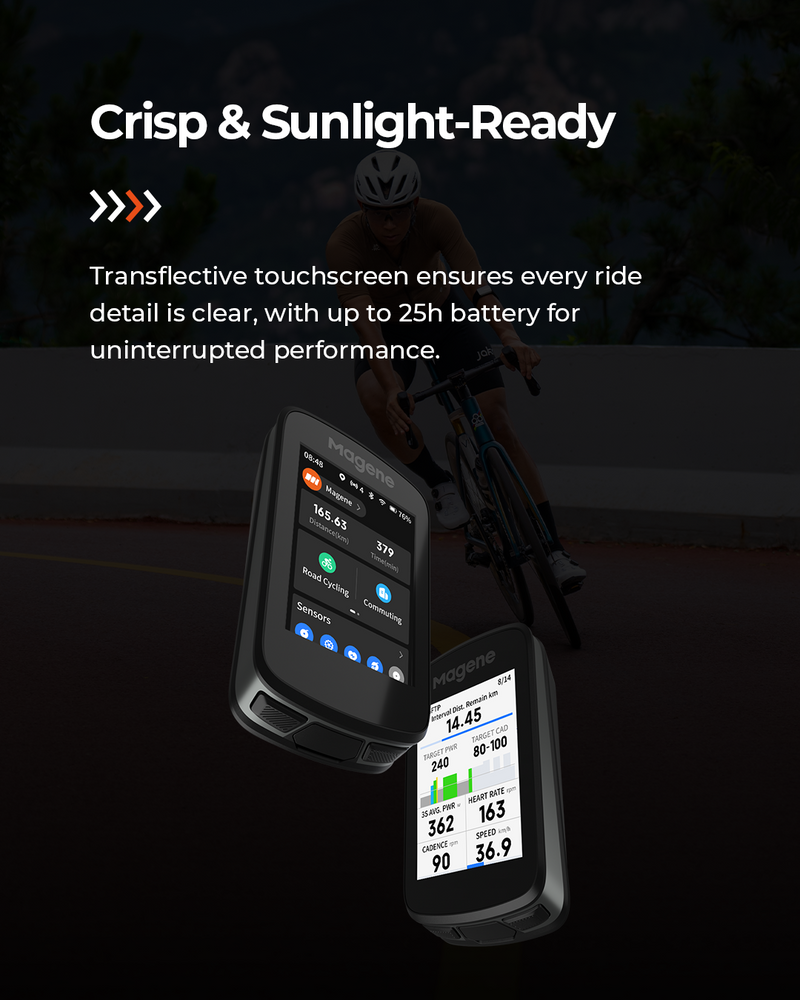 Load image into Gallery viewer, Magene C606 Pro Smart GPS Bike Computer
