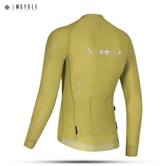 Mcycle Solid Color Men's Long Sleeve Cycling Jersey Anti UV 50+ MY356
