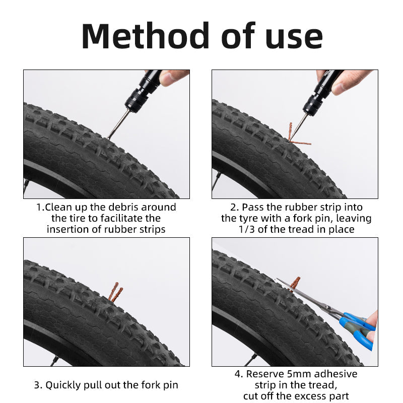 Load image into Gallery viewer, ROCKBROS Vacuum Aluminum Alloy Tire Repair Tool Compact Portable 43210006001
