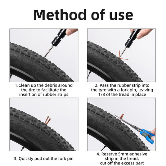 ROCKBROS Vacuum Aluminum Alloy Tire Repair Tool Compact Portable 43210006001