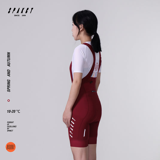 Spakct Chunqiu Women's Fleece-lined Cycling Bib Shorts  10-20℃ YC212012
