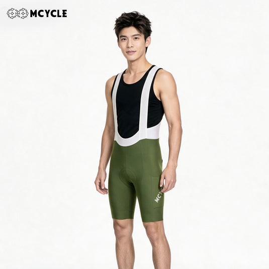Mcycle Men's High‑Compression Road Cycling Bib Shorts MK109
