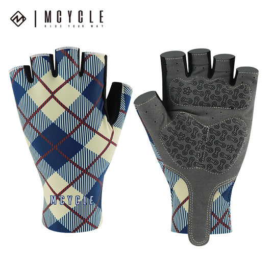 Mcycle Cycling Gloves Short Finger Half Finger Gloves with Lycra