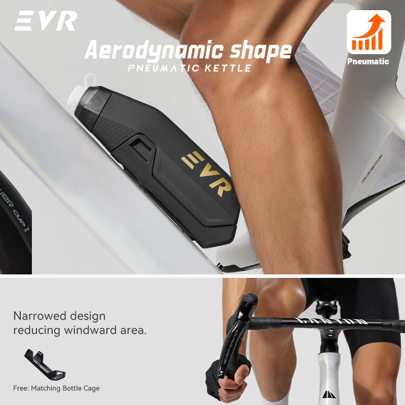 Load image into Gallery viewer, EVR Aerodynamic Water Bottle &amp; Cage Set
