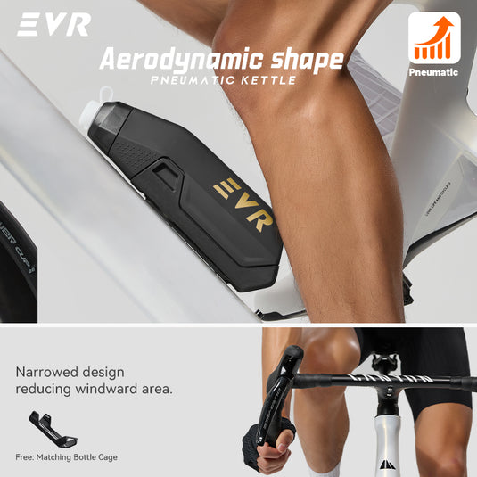 EVR Aerodynamic Water Bottle & Cage Set