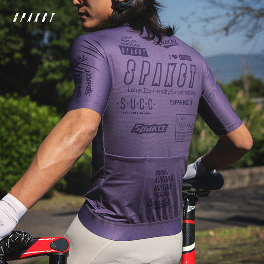 Spakct Era Men's Short-Sleeve Cycling Jersey | UV 40+ Protection, Quick-Dry, Slim Fit Road Bike Shirt YB111138