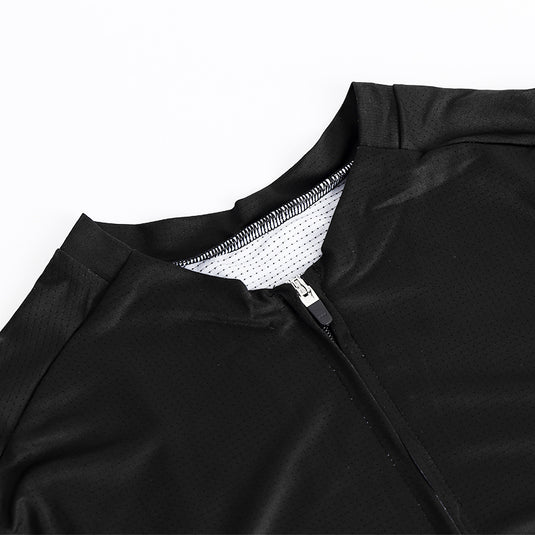 Mcycle Man Solid Color Bamoo Fiber Long Sleeve Cycling Jersey MY242