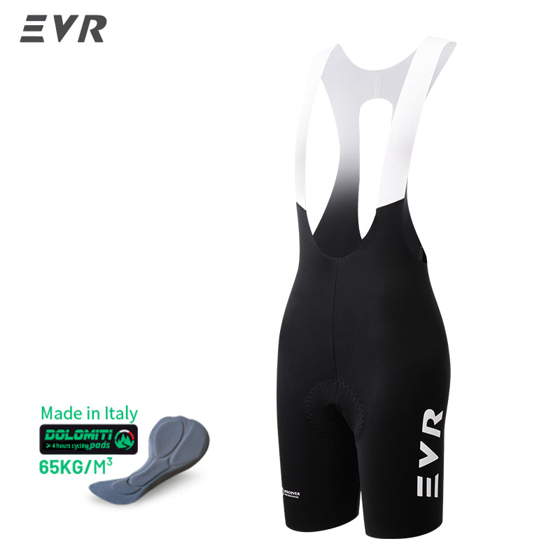 Load image into Gallery viewer, EVR Women’s DISCOVER One-Piece Pro Bib Shorts – 2506 (Powered by Dolomiti®)
