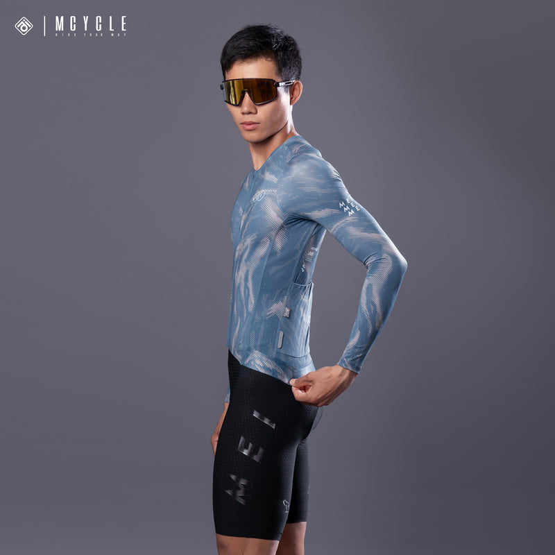 Load image into Gallery viewer, Mcycle Pro Men&#39;s Long Sleeve Cycling Jersey MY358
