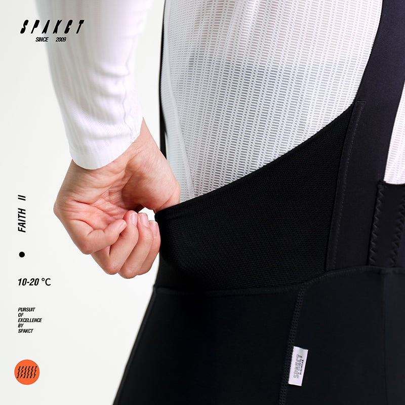 Load image into Gallery viewer, Spakct Women&#39;s Cycling Thermal Bib Tight with Pocket Black YC222010
