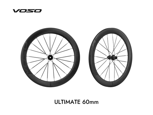 SCOM VOSO Lite Ultimate 50+ Carbon Spoke Road Bike Disc Brake Wheelset