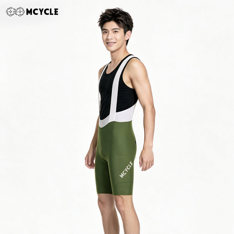 Load image into Gallery viewer, Mcycle Men's High‑Compression Road Cycling Bib Shorts MK109
