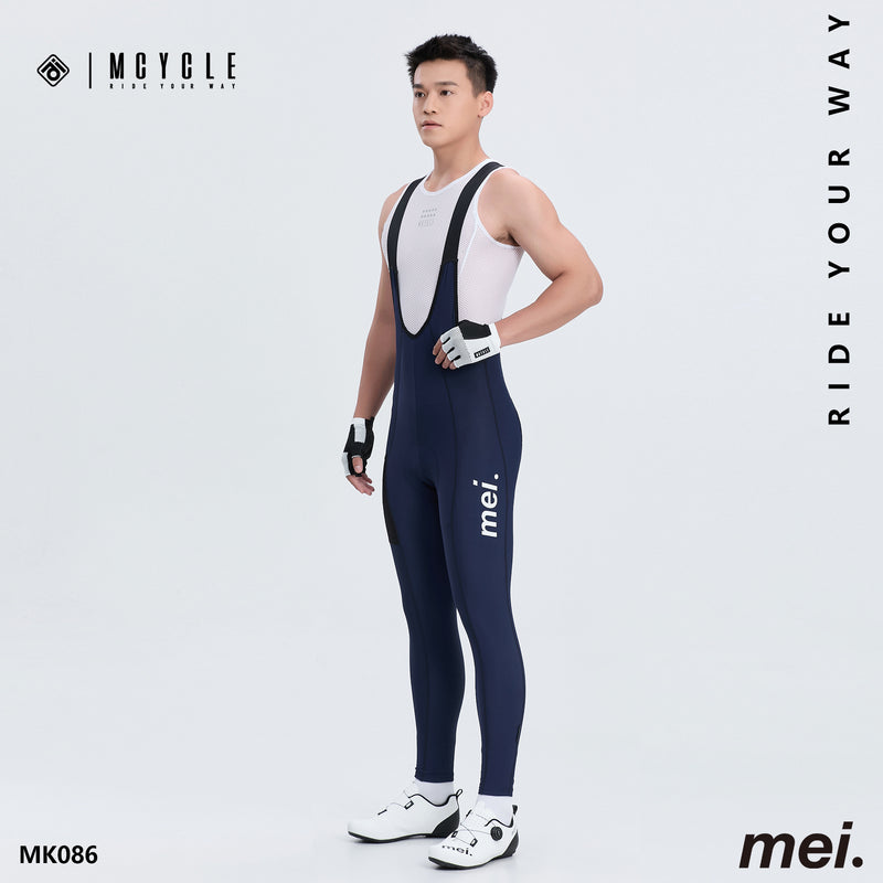Load image into Gallery viewer, Mcycle Men&#39;s Cycling Thermal Bib Tight with Pocket MK086
