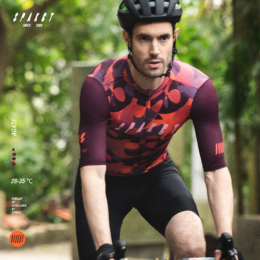 Spakct Four-sided Continuous Pro Men's Cycling Jersey YB111105