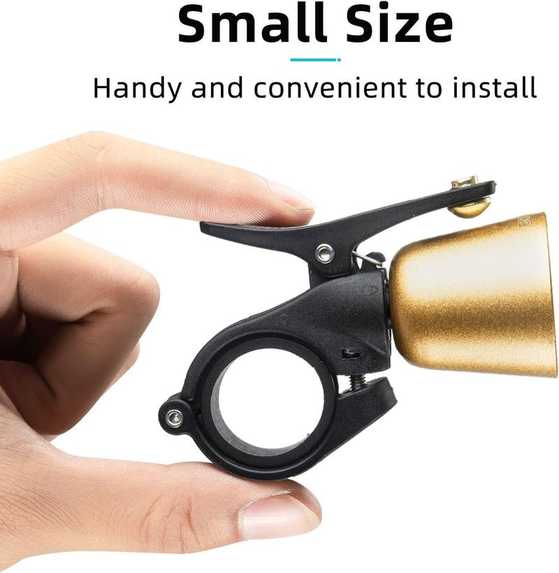 Load image into Gallery viewer, ROCKBROS Bike Bell Classic Bicycle Bell Mountain Bike Bells with Loud Sound and Fit for 0.87-1.25in/22.2-31.8mm Bicycle Handlebars

