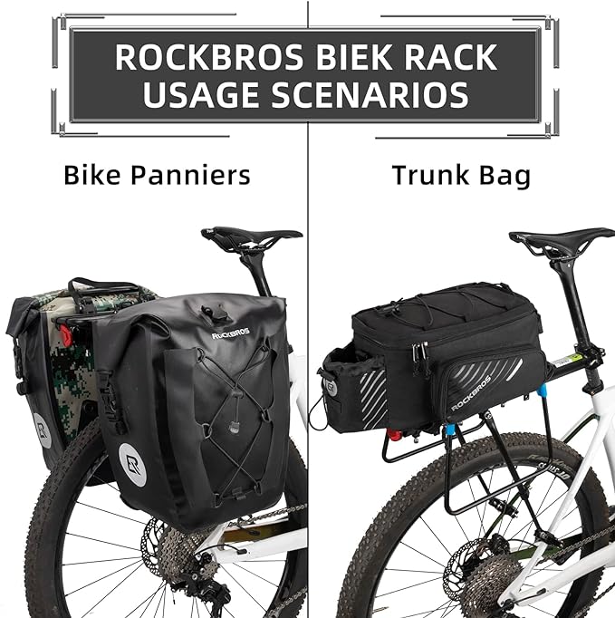 Load image into Gallery viewer, Rockbros Rear Bicycle Rack  Universal Adjustable Bike Carrier HJ10011
