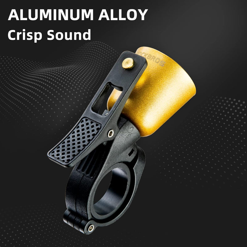 Load image into Gallery viewer, ROCKBROS Bike Bell Classic Bicycle Bell Mountain Bike Bells with Loud Sound and Fit for 0.87-1.25in/22.2-31.8mm Bicycle Handlebars
